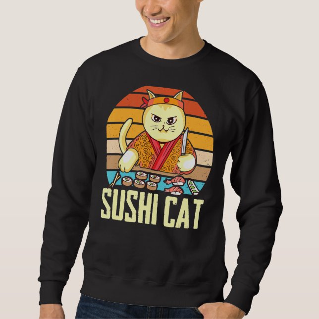 Moletom Sushi Cat Sashimi Nigiri Maki Cats (Frente)