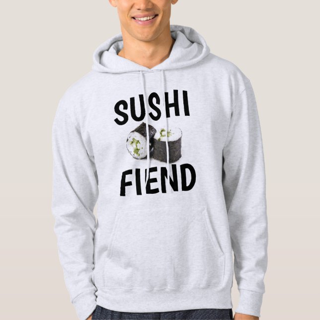 Moletom SUSHI FIEND, California Roll T-shirts (Frente)