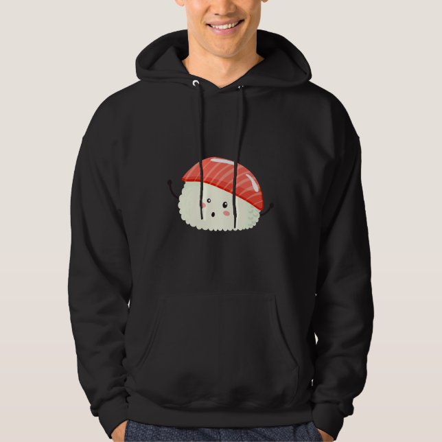 Moletom Sushi Fish Cute Sticker Ativo (Frente)
