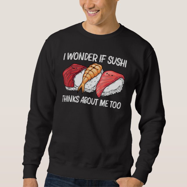 Moletom Sushi For Men Women Kids Japanese Sushi (Frente)