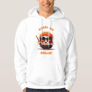 Moletom Sushi Me Rollin" - T-Shirt Kawaii Sushi Engraçado
