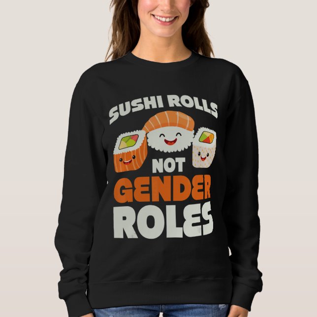 Moletom Sushi não cumpre papéis de gênero Design de gênero (Frente)
