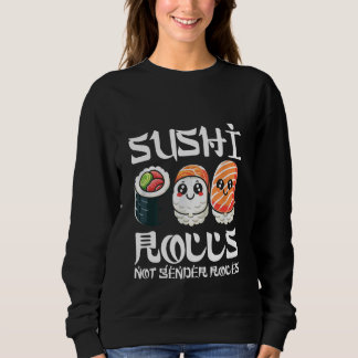 Moletom Sushi Rolls Not Gender Roles Kawaii Sushi Chinese 
