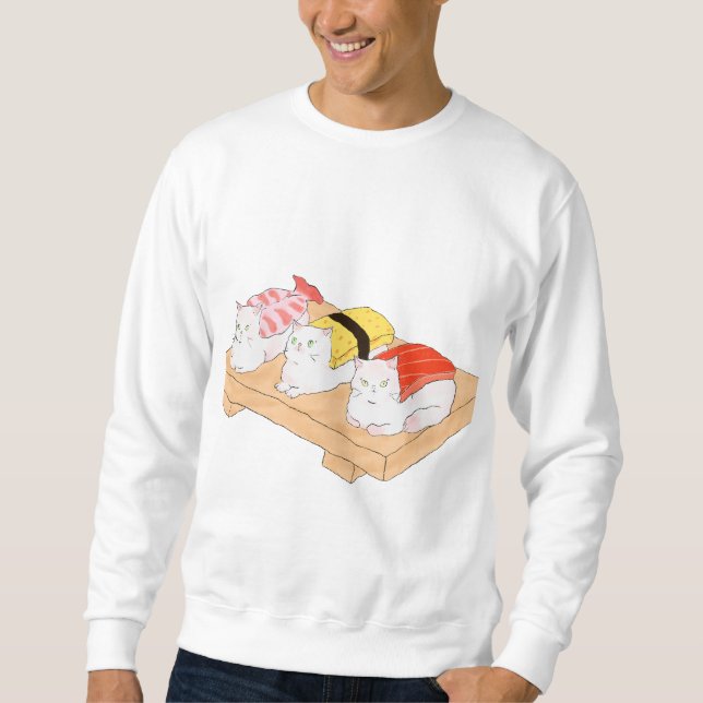 Moletom Sushimeow: Perfeição num Prato (Frente)