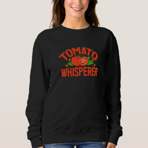 Moletom Sussurrador de Tomate Plantador de Tomates Vermelh