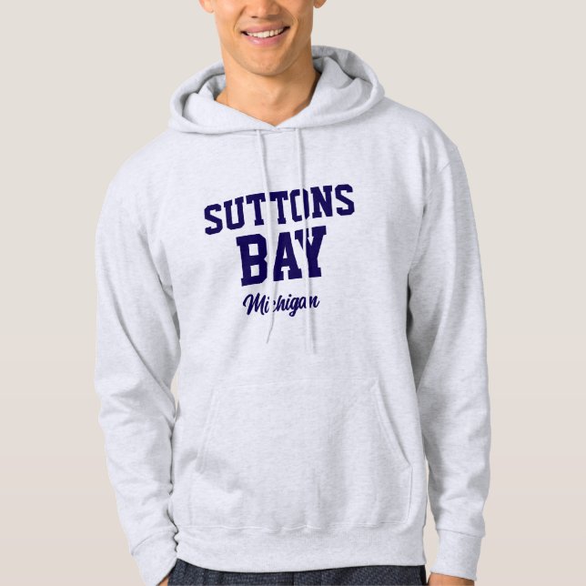 Moletom Suttons Bay Michigan, Impresso Hoodie (Frente)