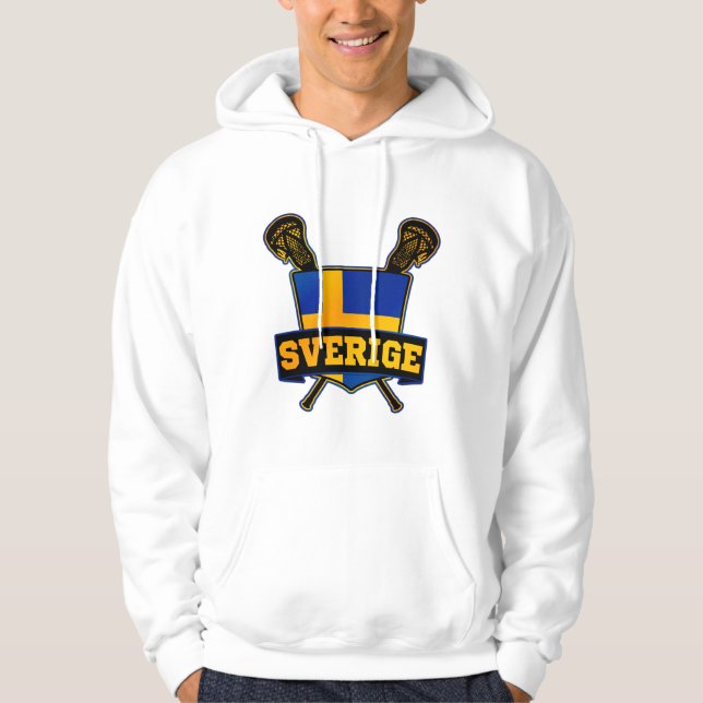 Moletom Sverige Suecia Lacrosse (Frente)