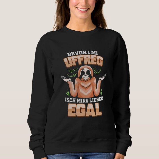 Moletom Swabian com Swabian Dialect Schwabe Uffreg (Frente)