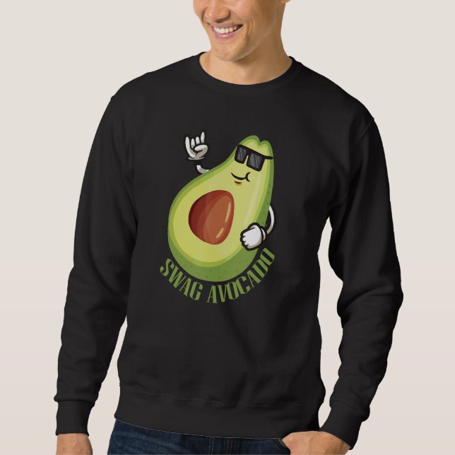 Moletom SWAG Abacate guacamole vegano (Frente)