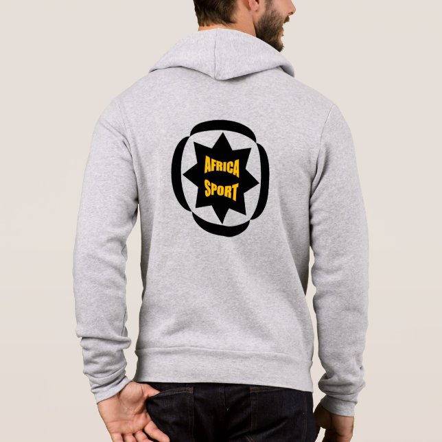 Moletom Sweat à capuche Canvas bruyère homme AFRICA SPORT  (Verso)
