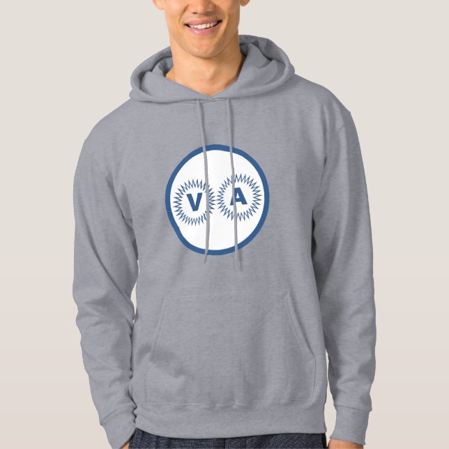 Moletom Sweat à capuche grise homme  DESIGN  VIRGINIA  (Frente)