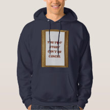 Sweat à capuche navy The Tru story can't be cancel