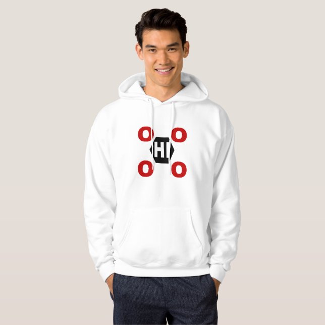 MOLETOM SWEAT A CAPUZ BÁSICO   OHIO (Frente Completa)