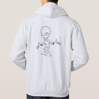 Moletom Sweat à capuz com alien cinzento claro