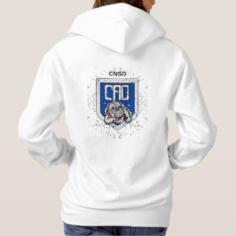 MOLETOM SWEAT CAPUCHE BLANC CAO