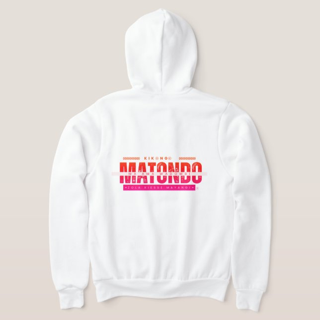 Moletom sweat femme matondo (Postura das costas)