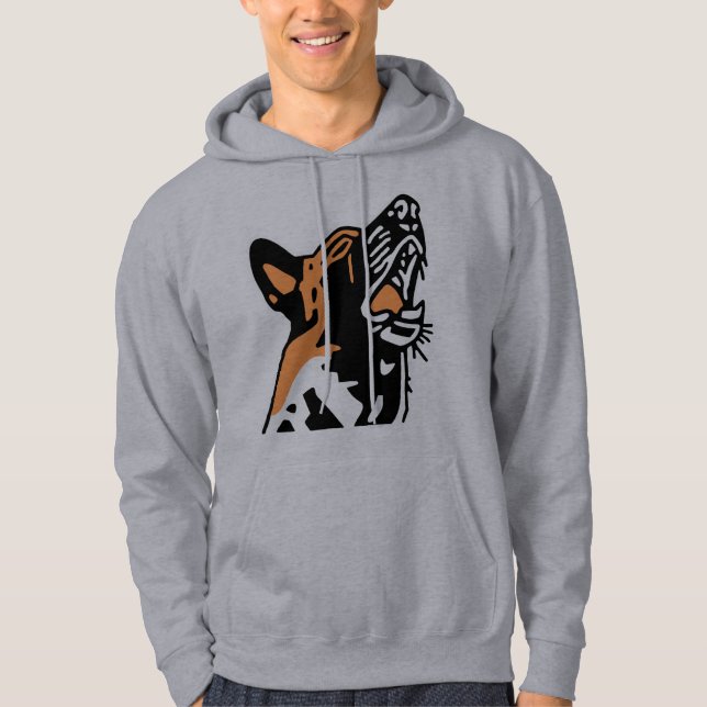 Moletom sweat grita malinois (Frente)