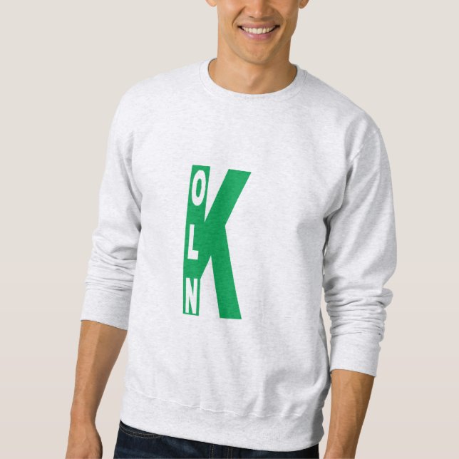 Moletom Sweat-shirt cendre homme  KOLN (Frente)