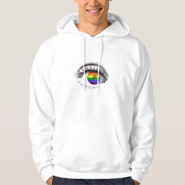 Moletom Sweat Shirt Rainbow Eye (Frente)