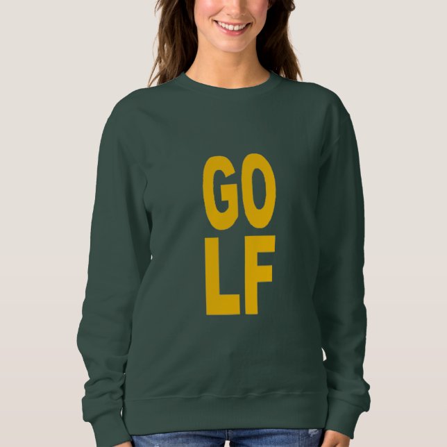 Moletom Sweat shirt vert foret femme  DESIGN  GLOF (Frente)