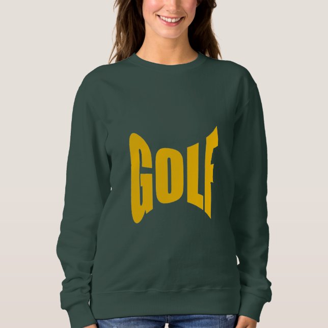 Moletom Sweat shirt vert foret femme  GOLF (Frente)