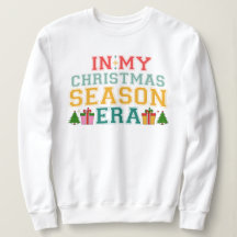 Sweater da faculdade de época da época de natal