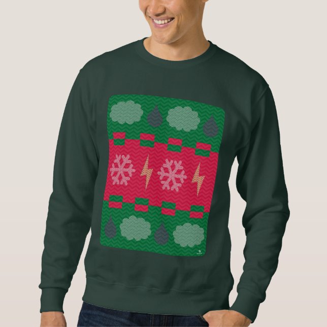Moletom  Sweater Weather Funny Holiday Design (Frente)