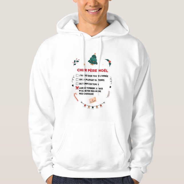 Moletom Sweatshirt à capuche Noël (Frente)