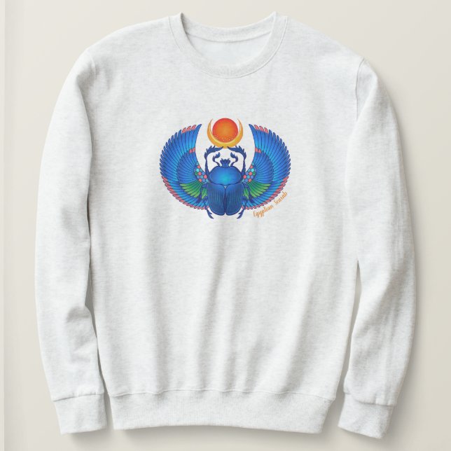 Moletom Sweatshirt Azul Egípcia (Frente do Design)