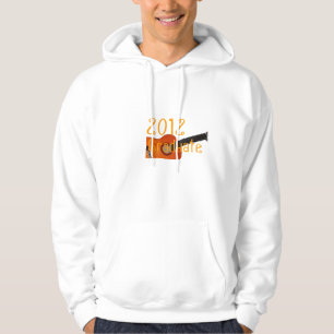 Moletom Sweatshirt básica de capuz com formando 2012: 5 co