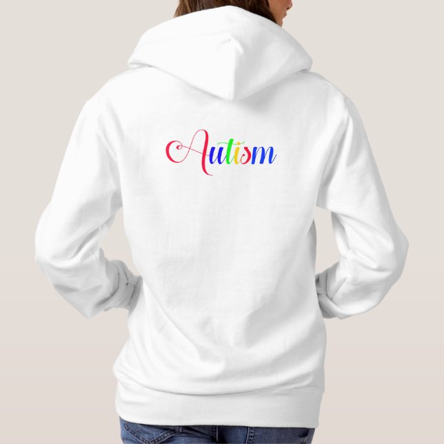 Moletom Sweatshirt básica de capuz, de dupla face, para mu (Verso)