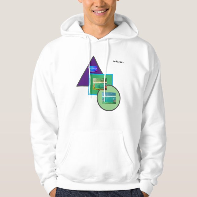 Moletom Sweatshirt básica de capuz "Scenic Boat", de uso m (Frente)