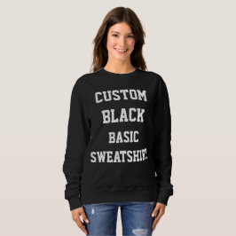 Moletom SWEATSHIRT BÁSICO PARA Mulheres Personalizadas