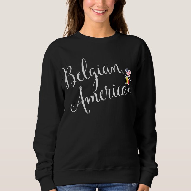 Moletom Sweatshirt Belga American Entwinted Hearatshirt (Frente)