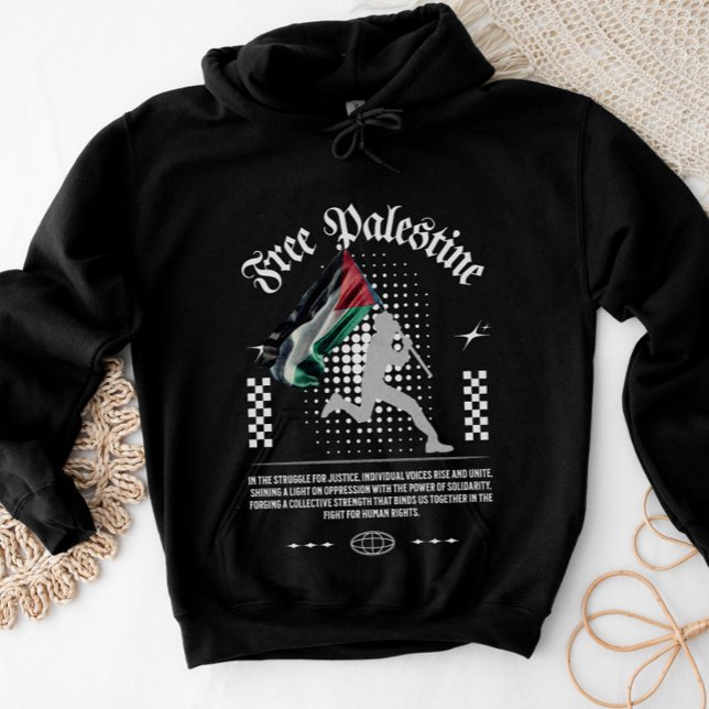 Moletom Sweatshirt Black Free Palestine (Criador carregado)