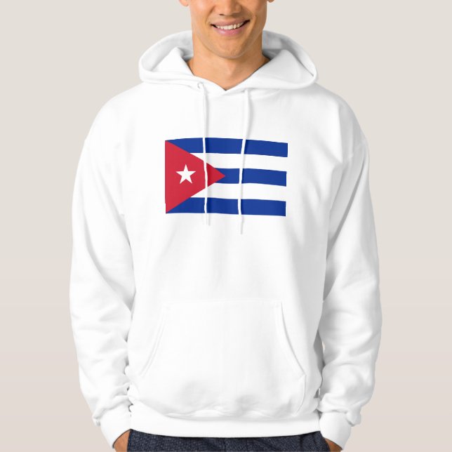 Moletom Sweatshirt com bandeira de Cuba (Frente)