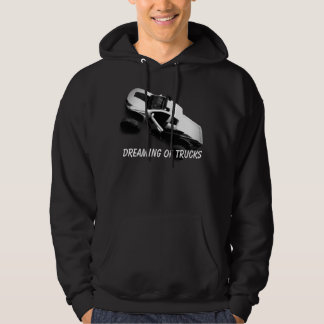 Moletom Sweatshirt com capuz masculino - Caminhões de capo