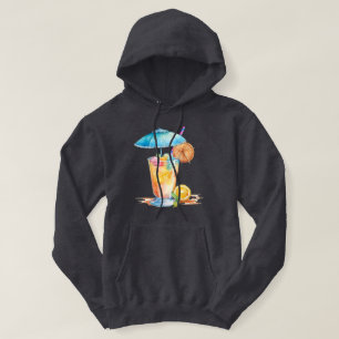 Moletom Sweatshirt Com Casca De Bebida Tropical