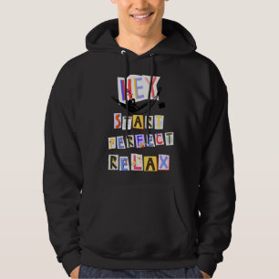 Moletom Sweatshirt com escrevendo colorido