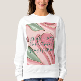 Moletom Sweatshirt com gráfico abstrato elegante