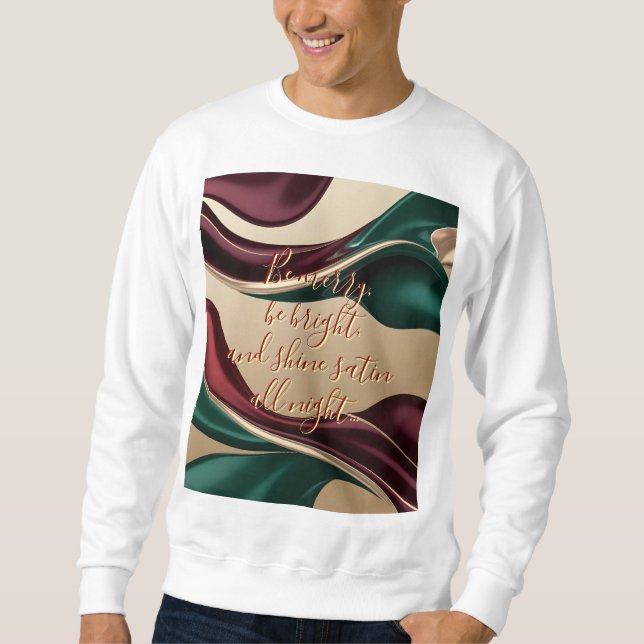 Moletom Sweatshirt com gráfico abstrato elegante (Frente)