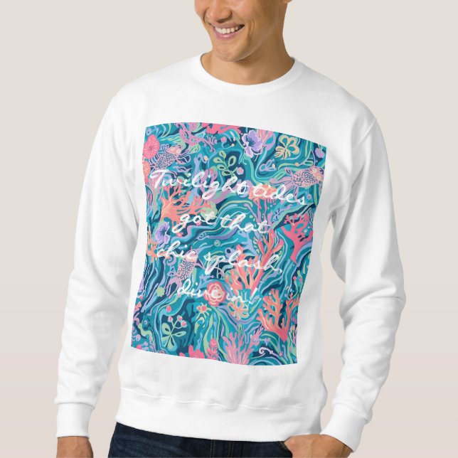 Moletom Sweatshirt com gráfico elegante (Frente)