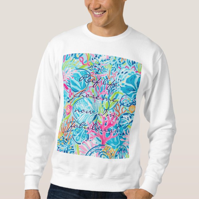 Moletom Sweatshirt com gráfico elegante (Frente)
