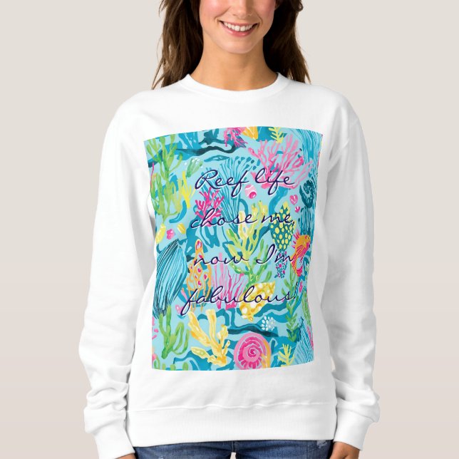 Moletom Sweatshirt com gráfico elegante (Frente)