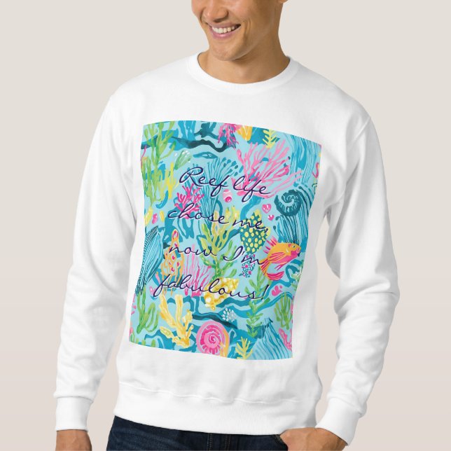 Moletom Sweatshirt com gráfico elegante (Frente)