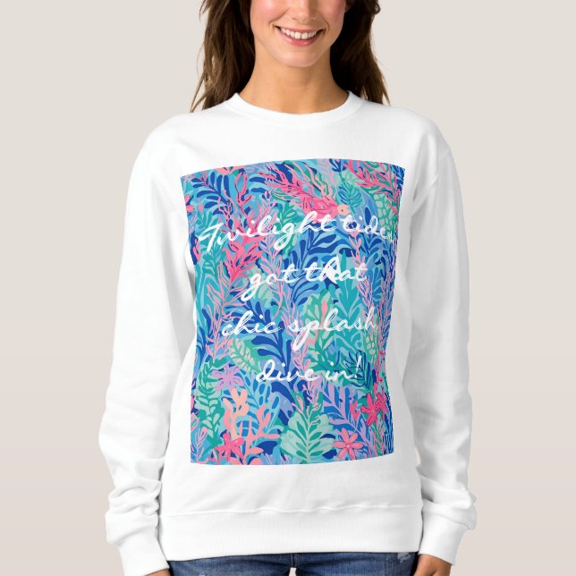 Moletom Sweatshirt com gráfico elegante (Frente)