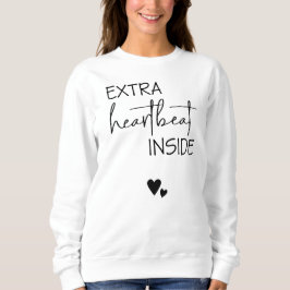 Moletom Sweatshirt Coração Extra Dentro