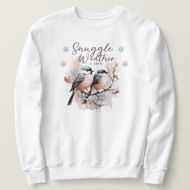 Moletom Sweatshirt Da Cena De Inverno (Frente do Design)