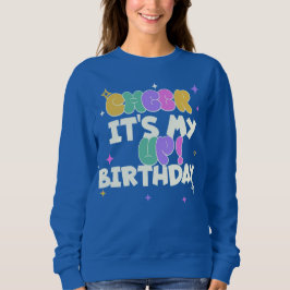 MOLETOM SWEATSHIRT DE ANIVERSÁRIO FEMININO PARA ALEGRAR