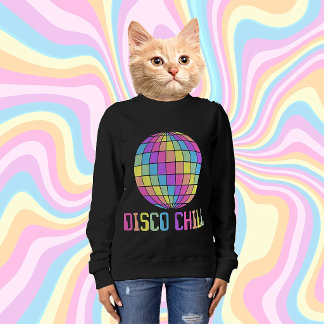 MOLETOM SWEATSHIRT DE BOLA DE DISCOTECA PASTEL CHILL
